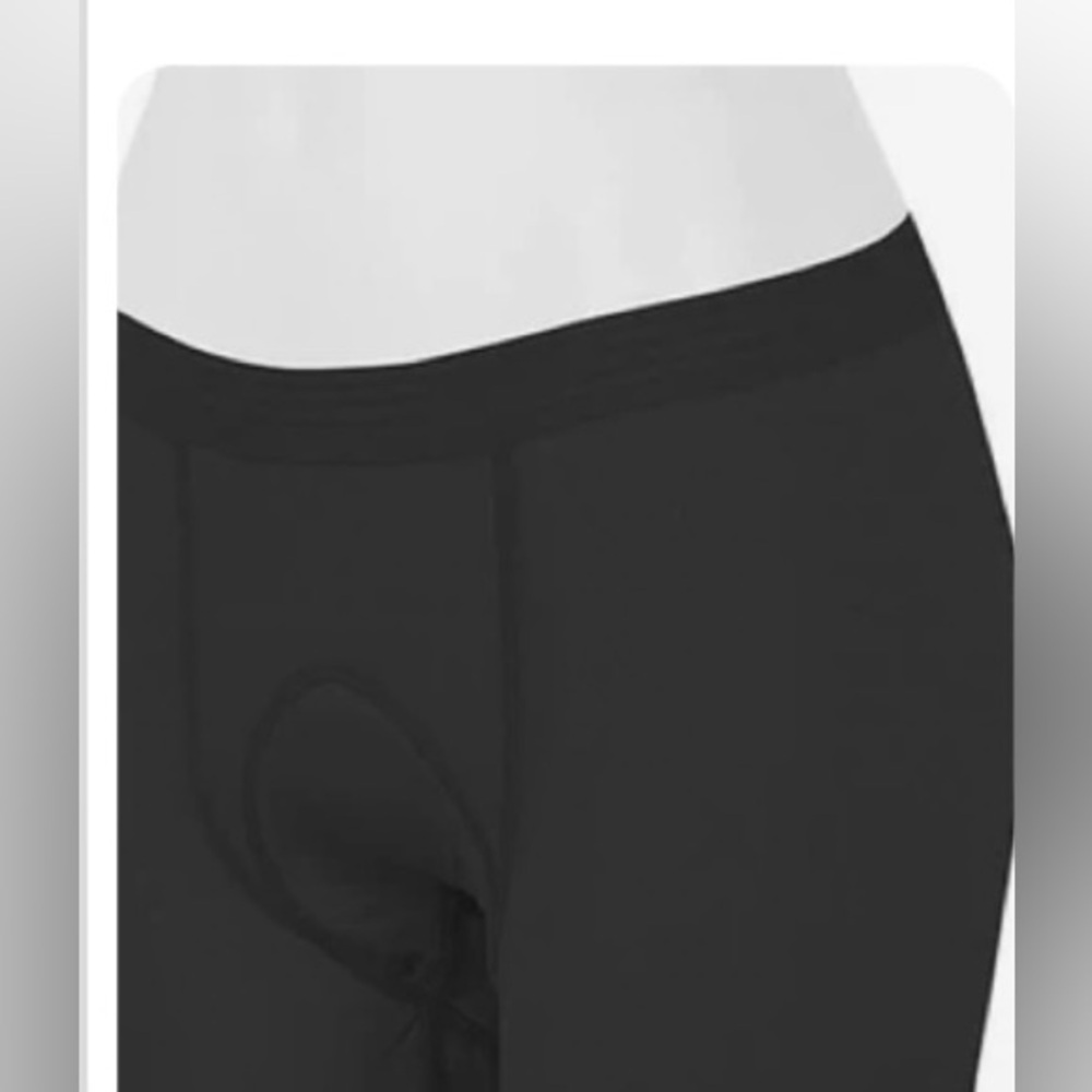 NWT•Shebeest Black Padded Cyling Shorts•Size 2X/9” Inseam•Antibacterial